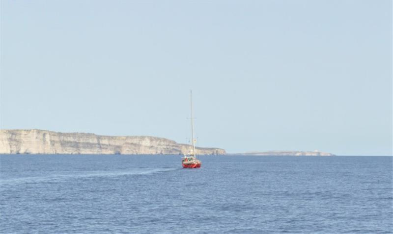 Red Roo approaching Malta photo copyright Caffe Latte / SV Red Roo taken at 