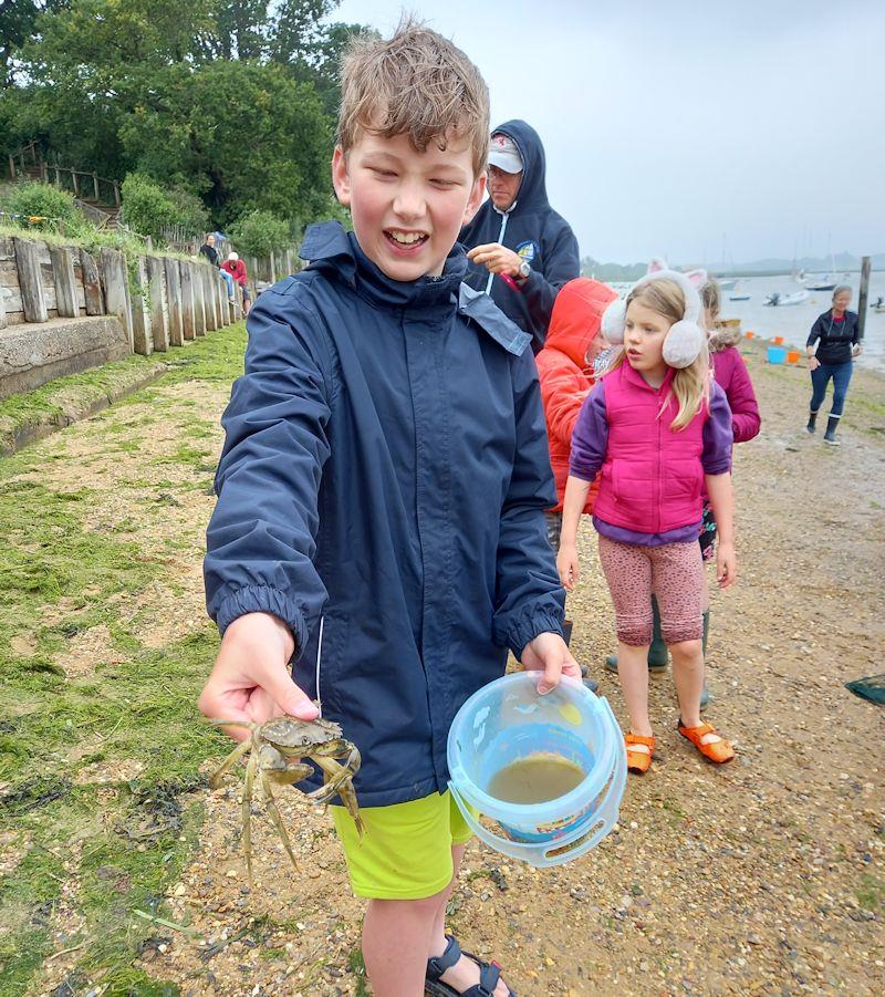 Crabbing competiton at the Waldringfield Centenary Regatta photo copyright Ella Nisbet taken at Waldringfield Sailing Club
