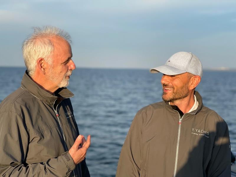 Naval architect Bill Tripp (left) - photo © YYachts