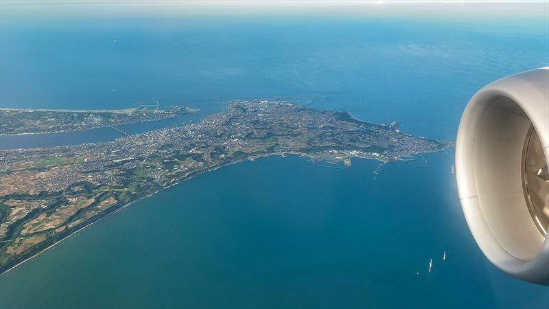 Approaching the Japanese coast en route for Tokyo2020 photo copyright Richard Gladwell - Sail-World.com / nz taken at Royal New Zealand Yacht Squadron