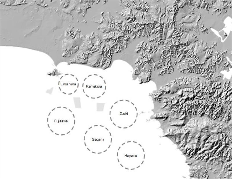 Courses and surrounding terrain - Enoshima - Tokyo2020 - photo © Tokyo2020