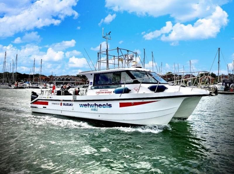 Wetwheels Hamble and Wetwheels Solent have two catamaran powerboats specially adapted to provide barrier-free boating for people of all ages and disabilities photo copyright Wetwheels taken at 