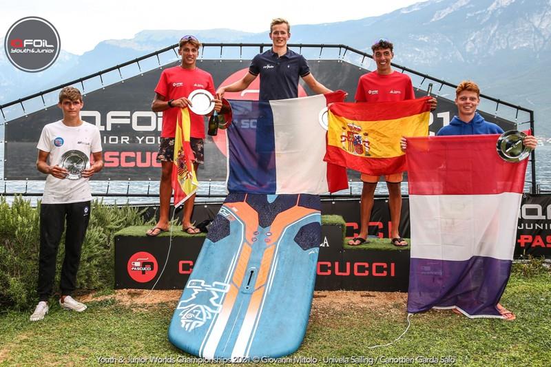 Under19 Men winners - iQFOiL Junior and Youth World Championships photo copyright Giovanni Mitolo - Univela Sailing / Canottieri Garda Salò taken at 