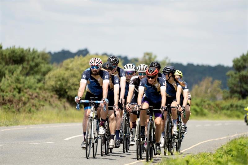 Team Sunseeker participating in BLUE South Coast Cycle Challenge - photo © David Churchill