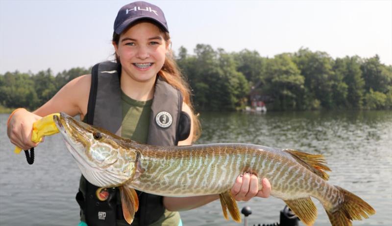 Musky fishing calls for stout tackle. - photo © Shimano