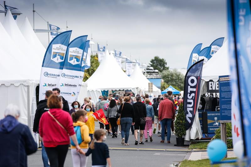 Competitors and visitors are enjoying the Rolex Fastnet Race Village photo copyright Paul Wyeth / www.pwpictures.com taken at Royal Ocean Racing Club