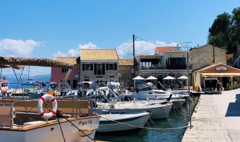 Fishing village of Logos on Paxos photo copyright Offshore Sailing School taken at 