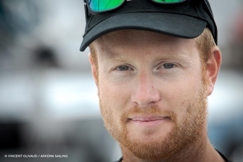 Quentin Vlamynck, skipper of the Ocean Fifty Arkema 4 photo copyright Vincent Olivaud / Arkema Sailing taken at 