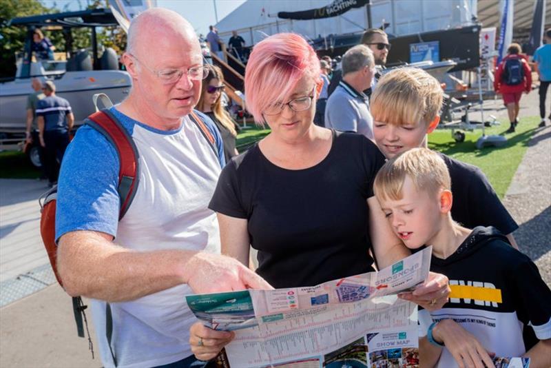 Family checks map photo copyright British Marine taken at 