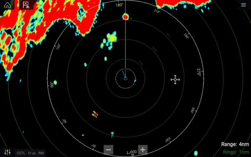 Radar display - 4 miles range photo copyright Global Solo Challenge taken at 