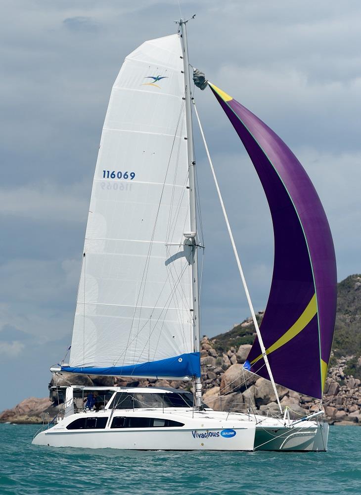 Vivacious strutting her stuff yesterday photo copyright Scott Radford-Chisholm taken at Townsville Yacht Club