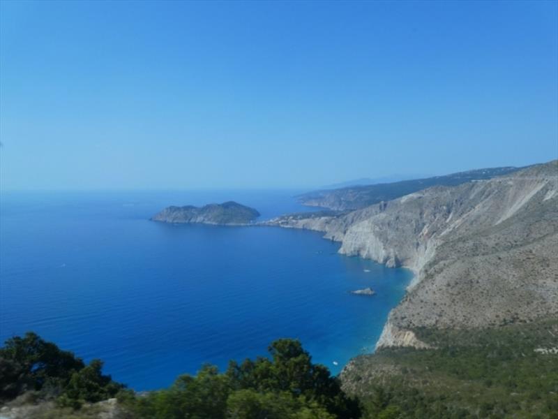 Exploring the island of Kefalonia by bus photo copyright SV Red Roo taken at 