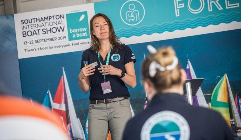 The Green Blue's Kate Fortnam at Southampton International Boat Show photo copyright RYA taken at 