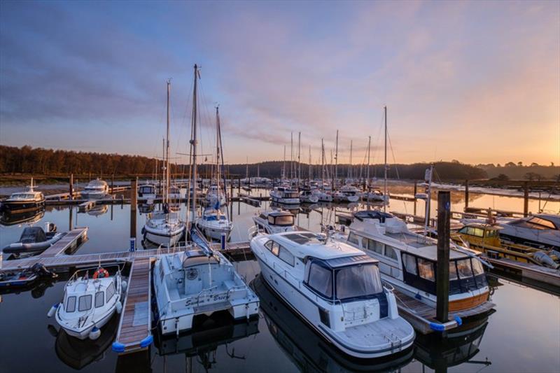 Buckler's Hard Yacht Harbour - pontoons photo copyright Beaulieu River taken at 