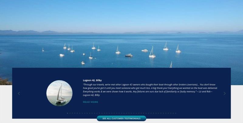 New website live photo copyright The Multihull Group taken at 