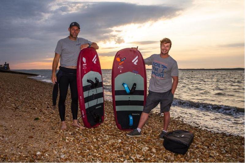 Foil the Wight wingmen Tom Buggy and Tom Court photo copyright John Carter taken at Island Sailing Club, Cowes