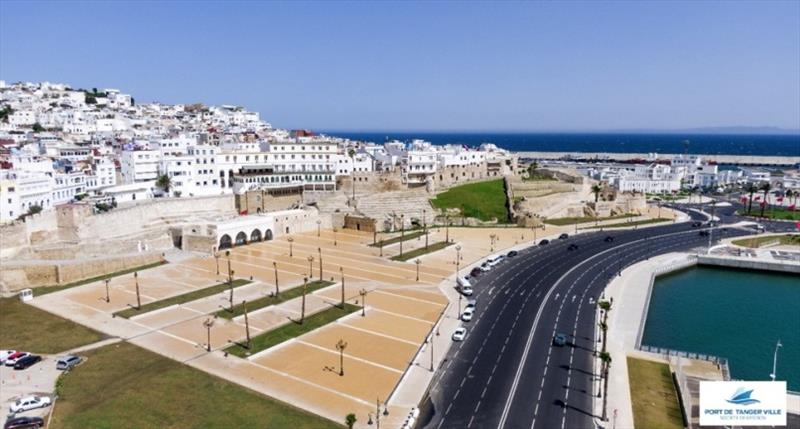 View of the Port Center, the Medina, Borj Dar El Baroud and the 2nd basin of the Marina photo copyright Globe40 taken at 