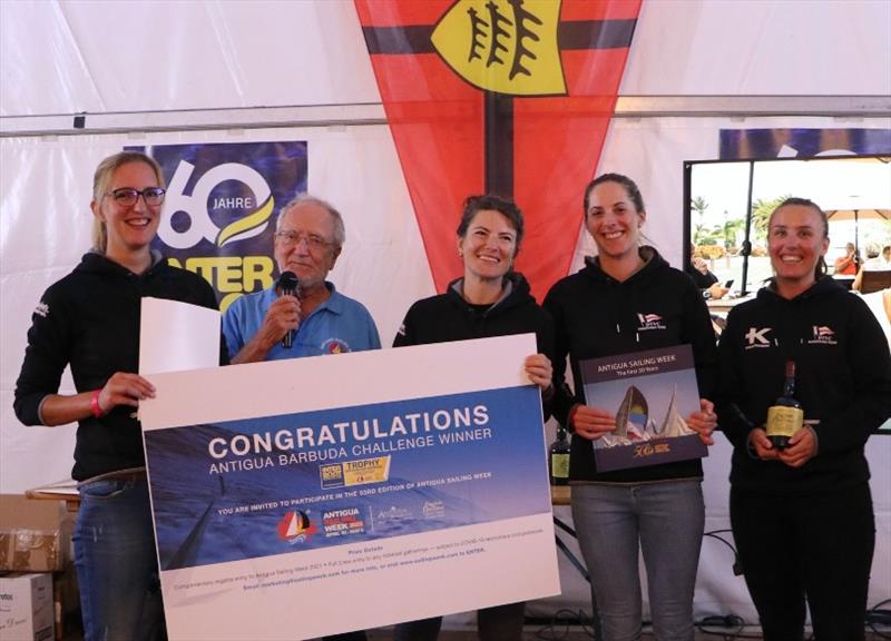 All women team skippered by Goebner photo copyright Antigua Sailing Week taken at Antigua Yacht Club