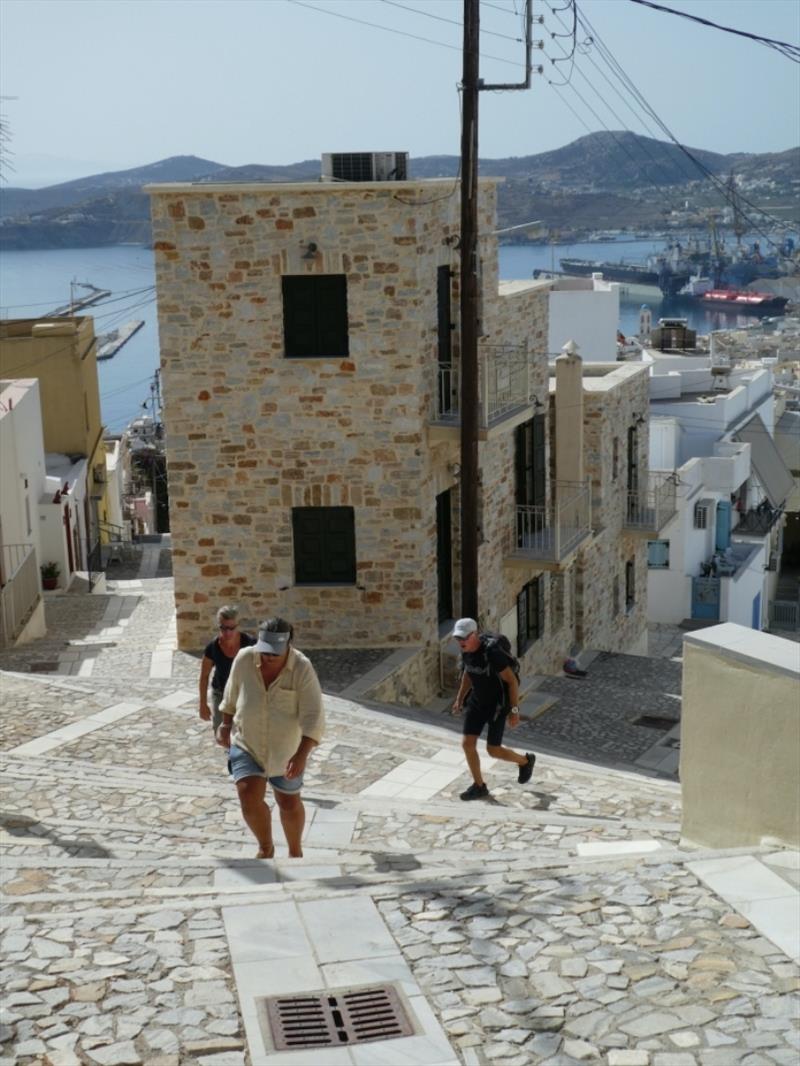 Stairs to the church through the streets - photo © Red Roo