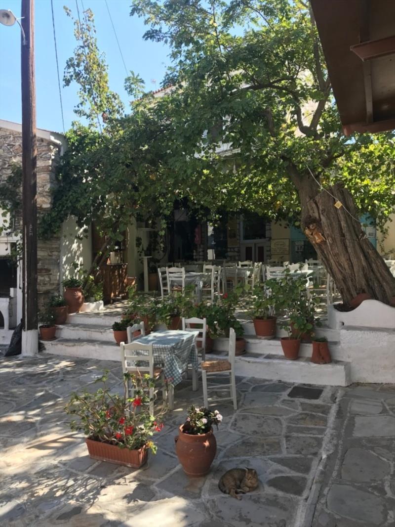 A street from one of the small villages we visited on Naxos photo copyright Red Roo taken at 