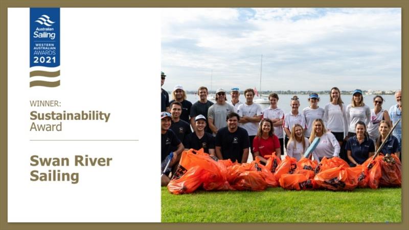 Swan River Sailing wins Sustainability award photo copyright Swan River Sailing taken at Hillarys Yacht Club