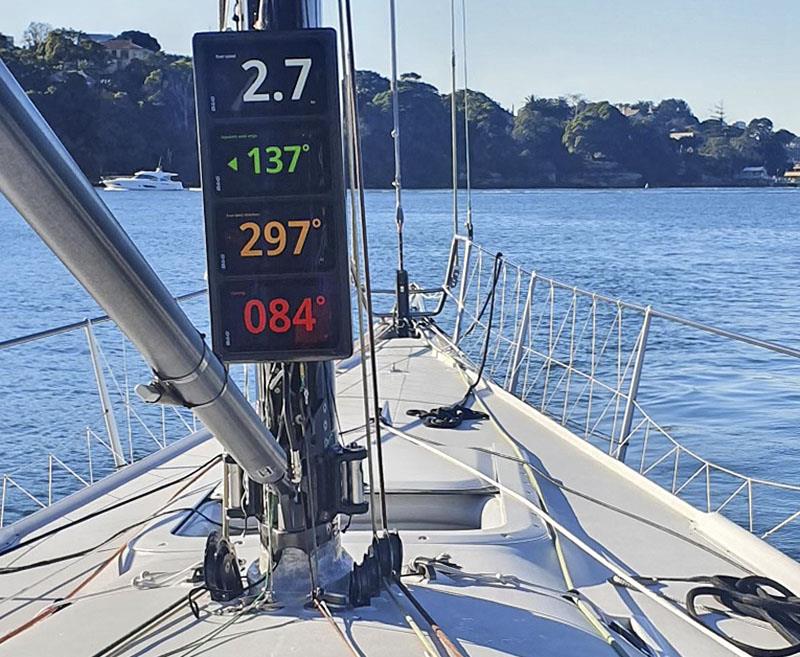 B&G Nemesis stack on the mast of Wild Oats X. - photo © B&G