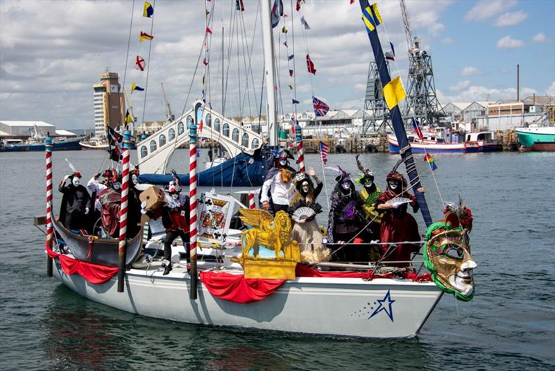 Stardust - overall winner of best dressed boat and crew photo copyright Royal Cape Yacht Club taken at Royal Cape Yacht Club