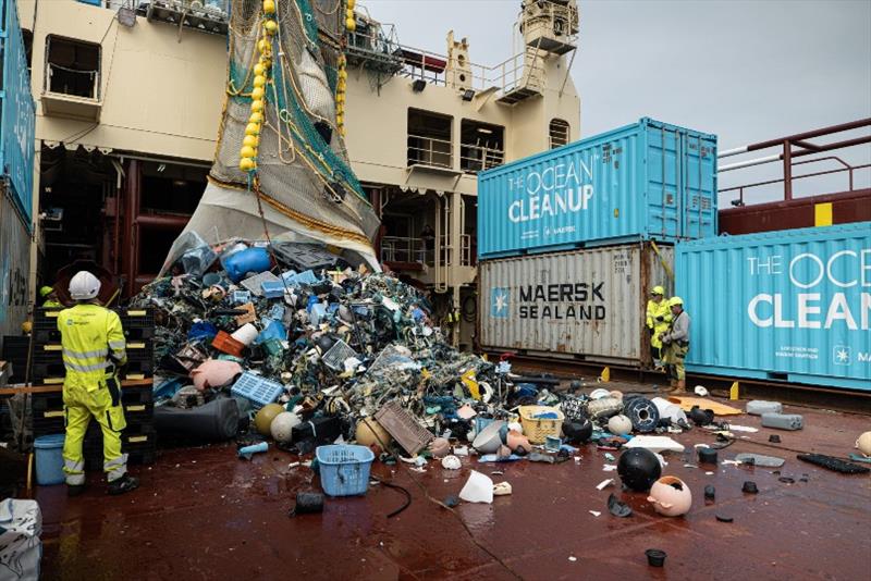 Successful trials lead to commencement of cleanup operations with return to infamous garbage patch photo copyright The Ocean Cleanup taken at 