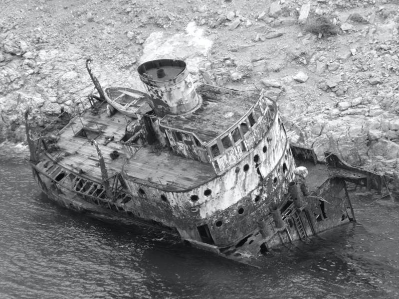 The Olympia Shipwreck at Amorgos photo copyright SV Red Roo taken at 