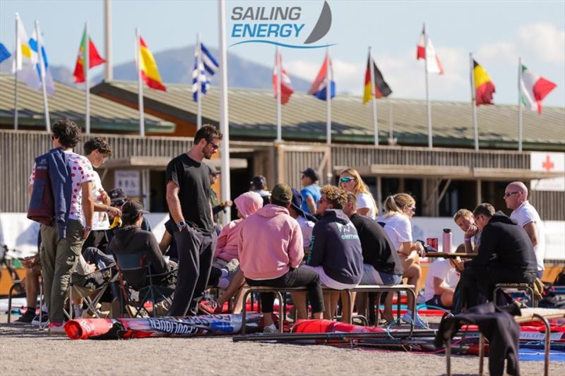 2021 iQFOIL European Championships day 1 photo copyright Sailing Energy taken at 