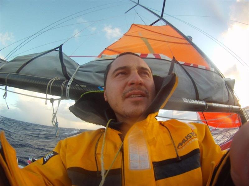 Approaching Cape Horn heavily reefed photo copyright Global Solo Challenge taken at 