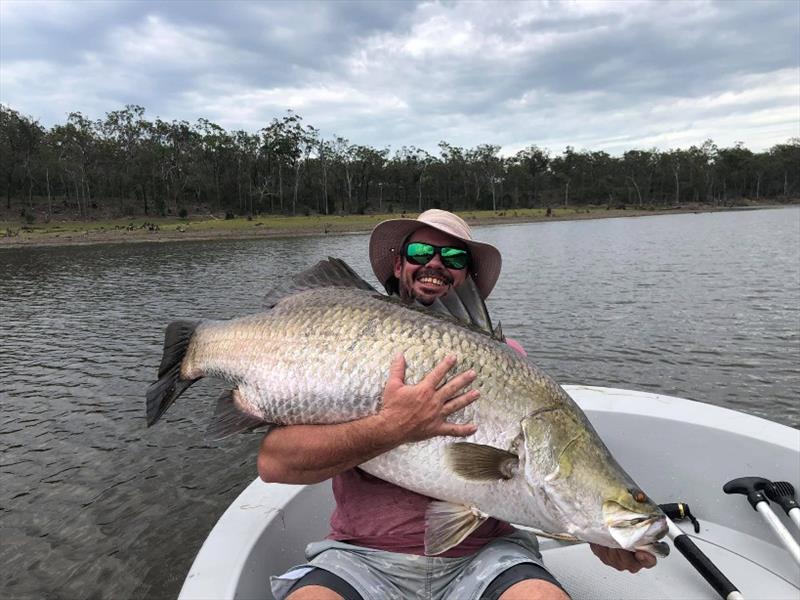 113cm of Lake Lenthalls barra, an absolute beast for this dam