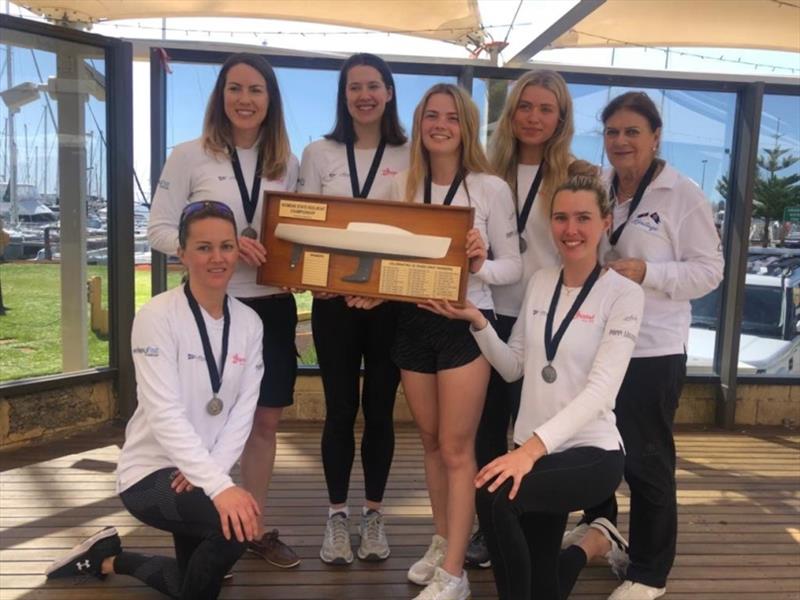 Akamai Race Team take the win - Womens State Keelboat Championships photo copyright Swan River Sailing taken at Fremantle Sailing Club