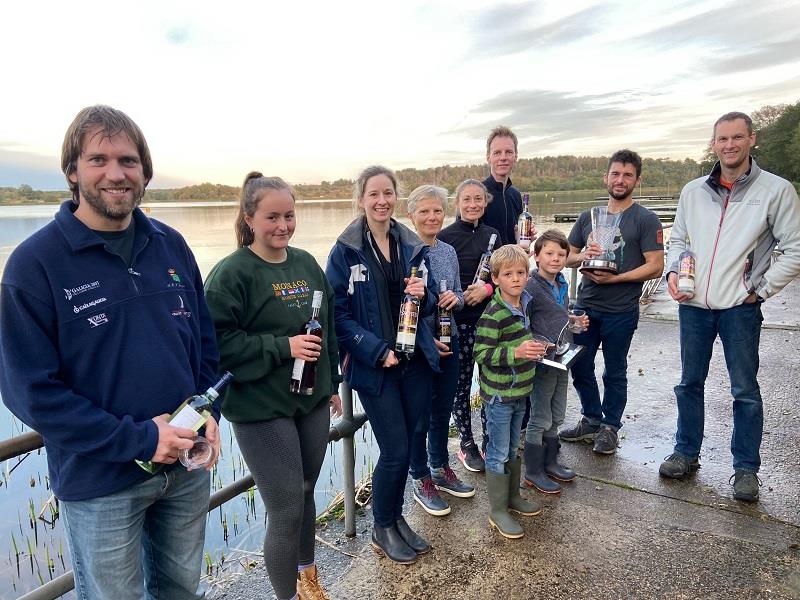 Prize winners - RS200 Sacred SEAS Tour photo copyright Megan Pascoe taken at Frensham Pond Sailing Club