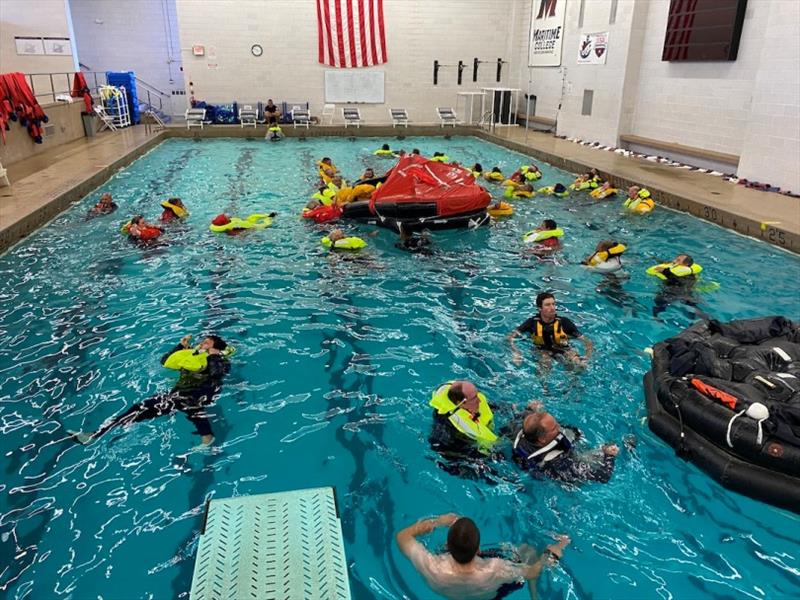 Registration open for Hands-On Safety at Sea Seminar hosted at SUNY Maritime photo copyright Storm Trysail Club taken at Storm Trysail Club