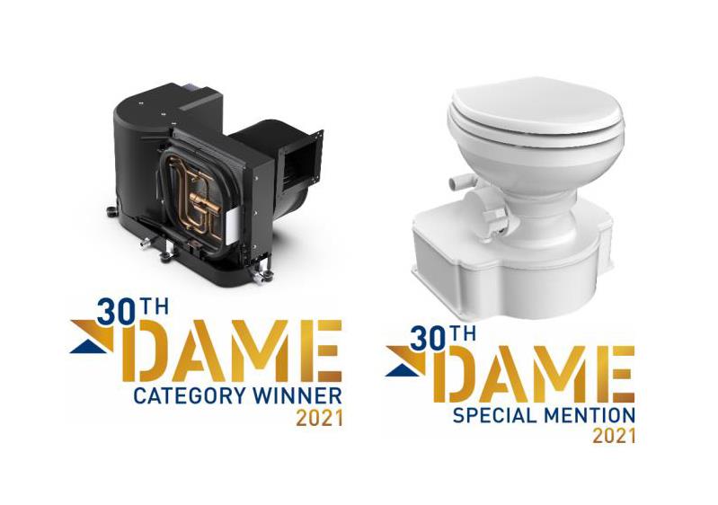 Dometic wins two DAME design awards at METSTRADE 2021 photo copyright Dometic taken at 