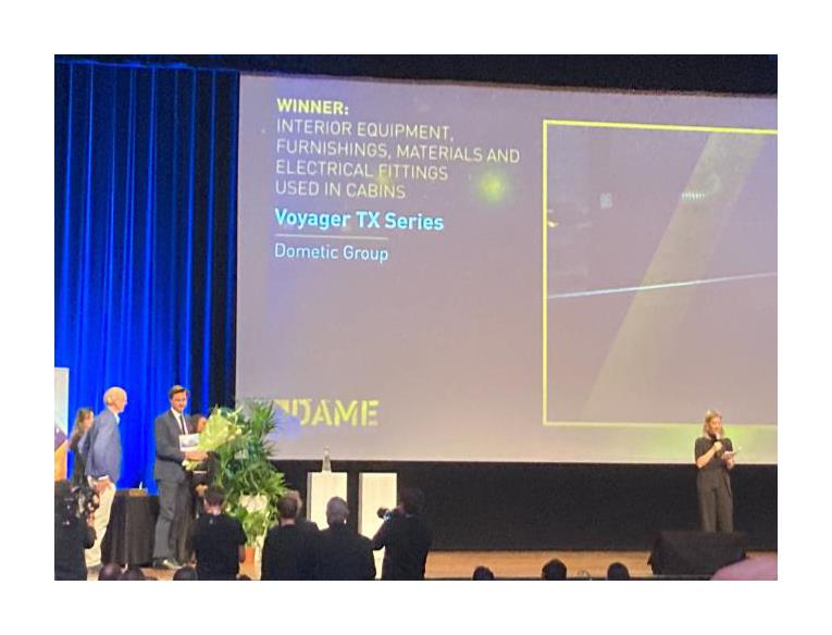 Dometic wins two DAME design awards at METSTRADE 2021 photo copyright Dometic taken at 