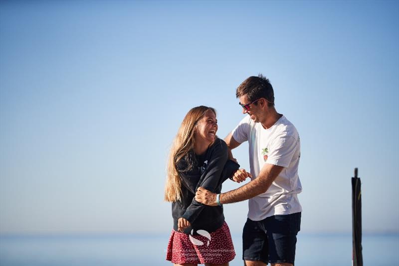 Jessie Kampman (FRA) and Axel Mazella (FRA) - two of the competitors in Fuerteventura - photo © IKA Media / Sailing Energy