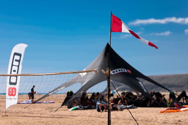 Postponed on Risco del Paso beach - 2021 KiteFoil World Series Fuerteventura day 1 photo copyright IKA Media / Sailing Energy taken at 