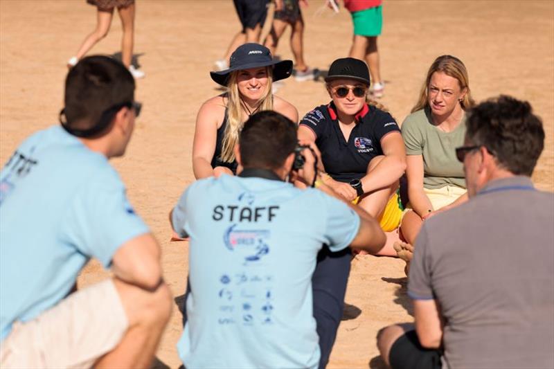 Interview with the girls from the British Sailing Team... - 2021 KiteFoil World Series Fuerteventura day 1 photo copyright IKA Media / Sailing Energy taken at 