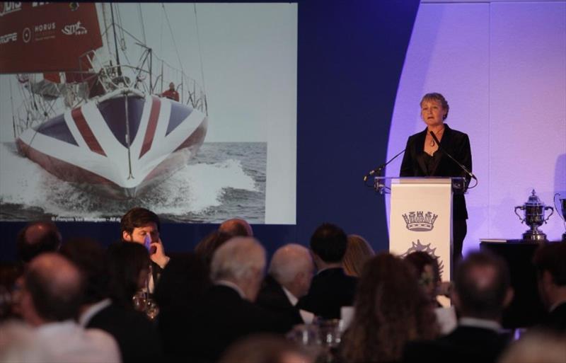 RORC member and guests speaker Pip Hare was awarded the Dennis P Miller Memorial Trophy for the best British Overseas Yacht for her magnificent result in the Vendée Globe on IMOCA Medallia - photo © Rich Bowen Photography