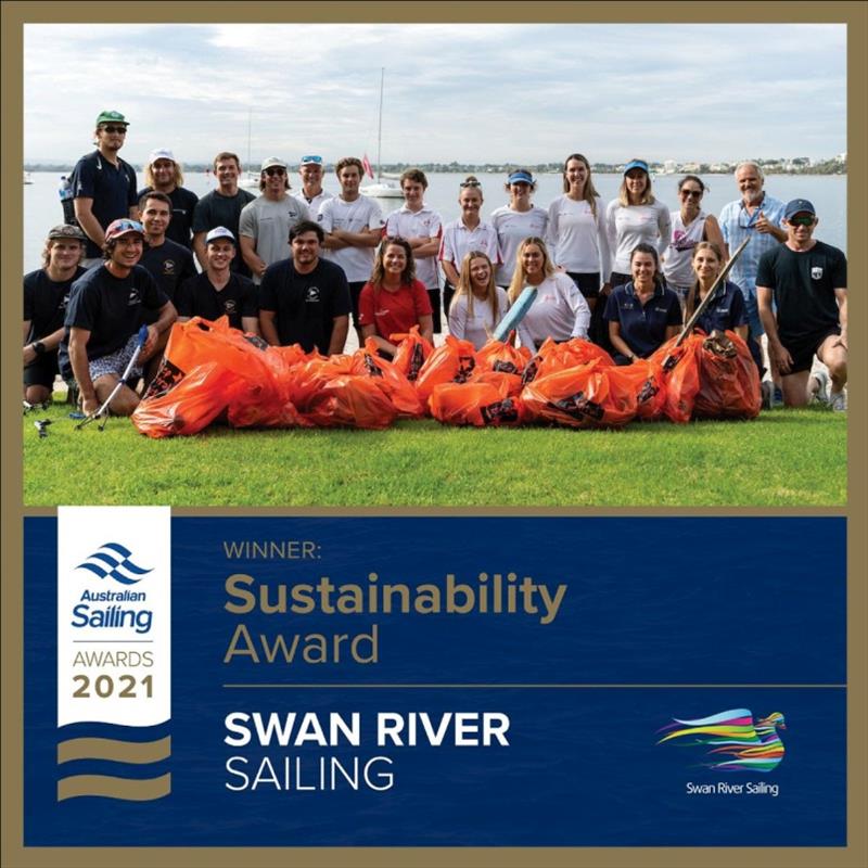 Sustainability Award winners photo copyright Swan River Sailing taken at 