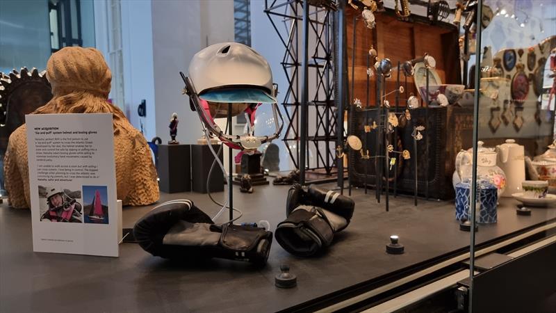 Natasha Lambert's 'Sip and Puff' helmet goes on display at the National Maritime Museum in Greenwich photo copyright Marketing / NationalMaritimeMuseum taken at 