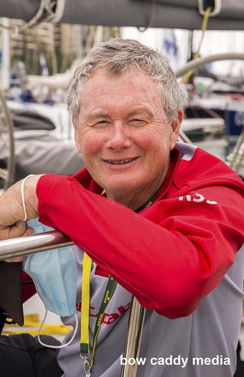 Bruce Taylor after his 41st Sydney Hobart race in 2021 photo copyright Bow Caddy Media taken at Cruising Yacht Club of Australia