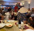 Great Wall Chinese Restaurant and the telling of the story. Yes, all these mature people did ‘dress up'. Andy Feathers won the best dressed up prize. He's always been a fashionista © Geographe Bay Yacht Club