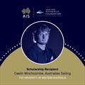 Caelin Winchcombe - AIS Education Scholarships © Australian Sailing