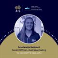 Sarah Hoffman - AIS Education Scholarships © Australian Sailing
