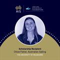 Chloe Fisher - AIS Education Scholarships © Australian Sailing