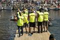 Officials ready for the Quick 'n' Dirty Boat Race, AWBF 2015