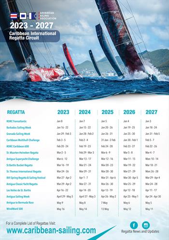 caribbean yacht racing calendar